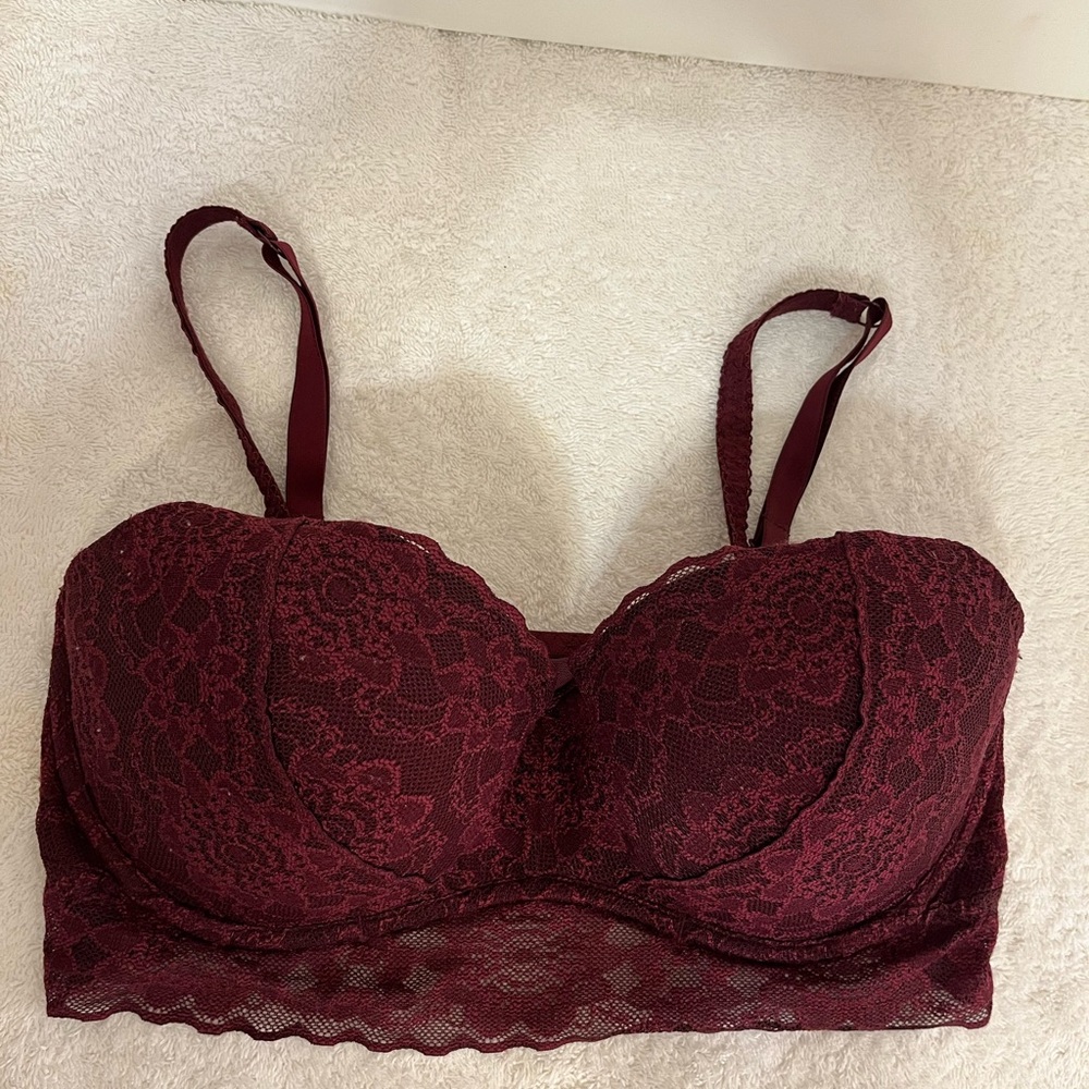 Victoria’s Secret PINK burgundy bralette